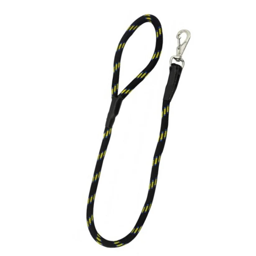 Collar para perros redondo con mosquetón giratorio