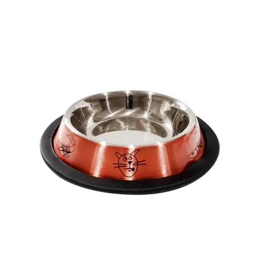 Comedero Gatos Acero Inoxidable Laqueado 150ml