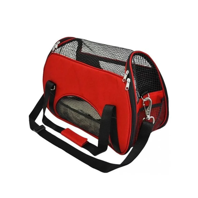 Bolsa para mascotas de transporte Nylon 600 Rojo